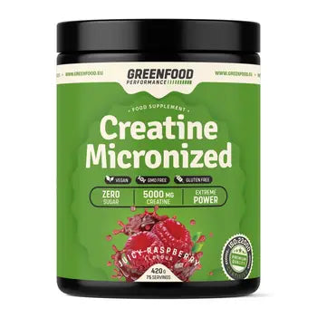 GreenFood Performance Creatine Juicy raspberry 420 g