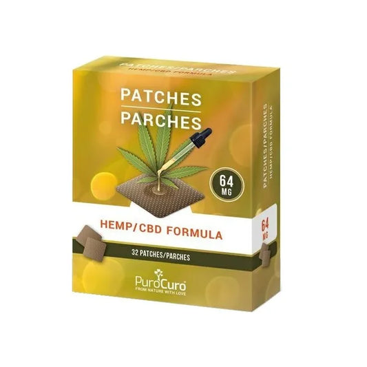 PuroCuro HEMP/CBD 64 mg patches 32 pcs