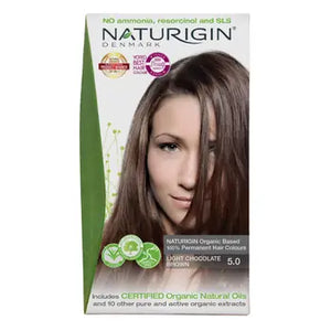 NATURIGIN Organic Permanent Hair Color Light Chocolate Brown 5.0 - 115 ml