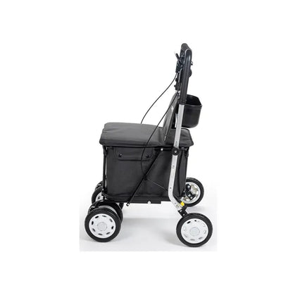 Carlett Senior Assist 38l dark gray wheeled shopping bag trolley