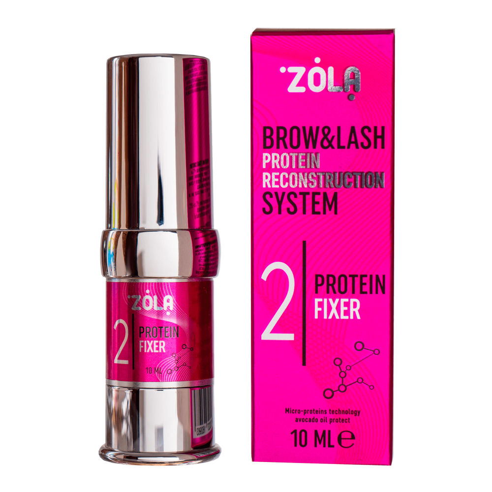 ZOLA permanent eyelash and eyebrow lamination №2 Protein fixer, 10 ml