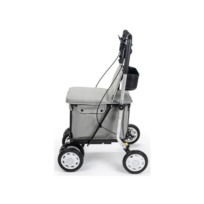 Carlett Senior Assist 38l light gray wheeled shopping bag trolley