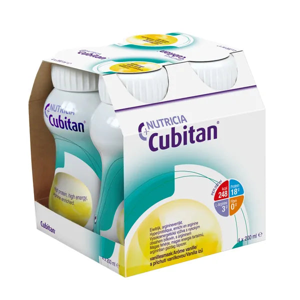 Cubitan with vanilla flavor 4x200 ml