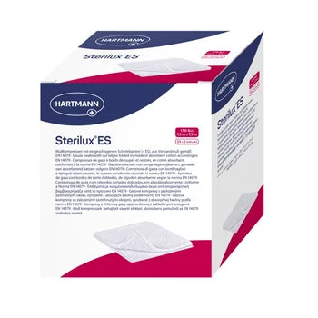 Sterilux ES Sterile Gauze compression 17 fibers 8 layers 7.5 x 7.5 cm - 50 pcs