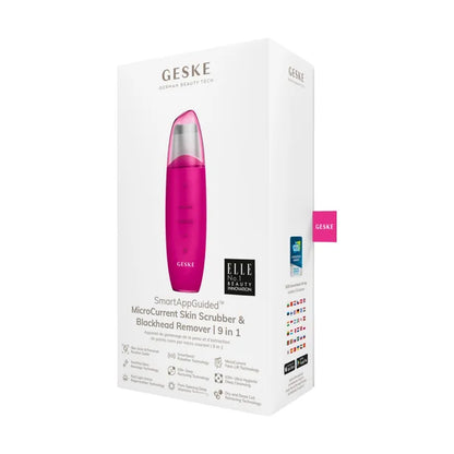 GESKE Microcurrent Skin Scrubber&Blackhead Remover 9-in-1