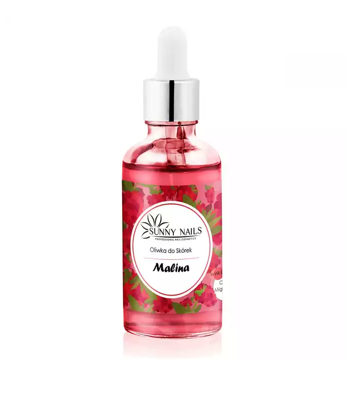 SUNNY NAILS nail oil with dropper Raspberry, 50 ml