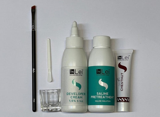 InLei eyebrow dyeing kit, 6 pcs