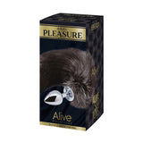 Alive Black and White Fox Tail Anal Pleasure S