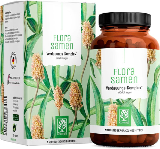 NATURTREU® Flora Samen Psyllium seeds 120 Capsules