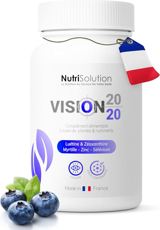 Nutrisolution Vision 20/20: Natural Eye Health Supplement