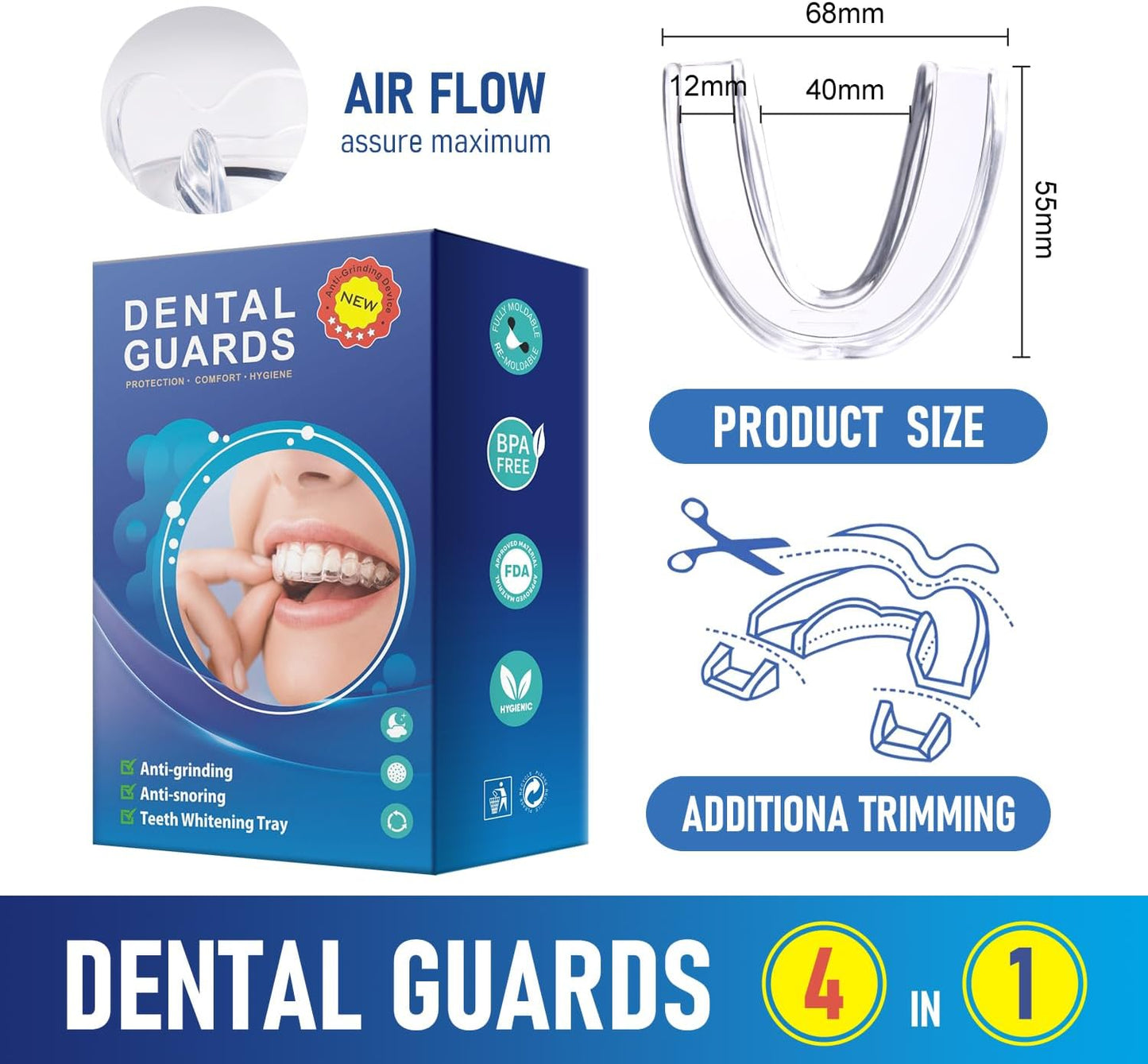 Dental Guards Anti Grinding, Anti Snoring