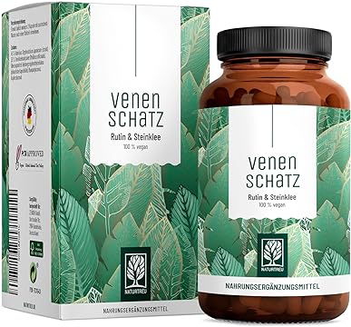NATURTREU® Venen Schatz Rutin Stone Clover Complex 120 Capsules
