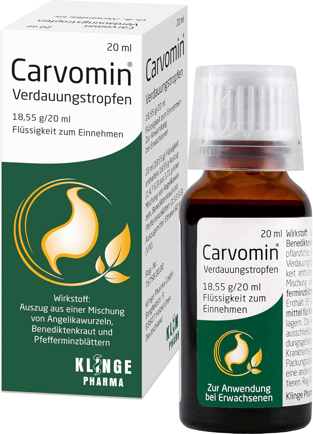 Carvomin Digestive Drops 20ml Solution