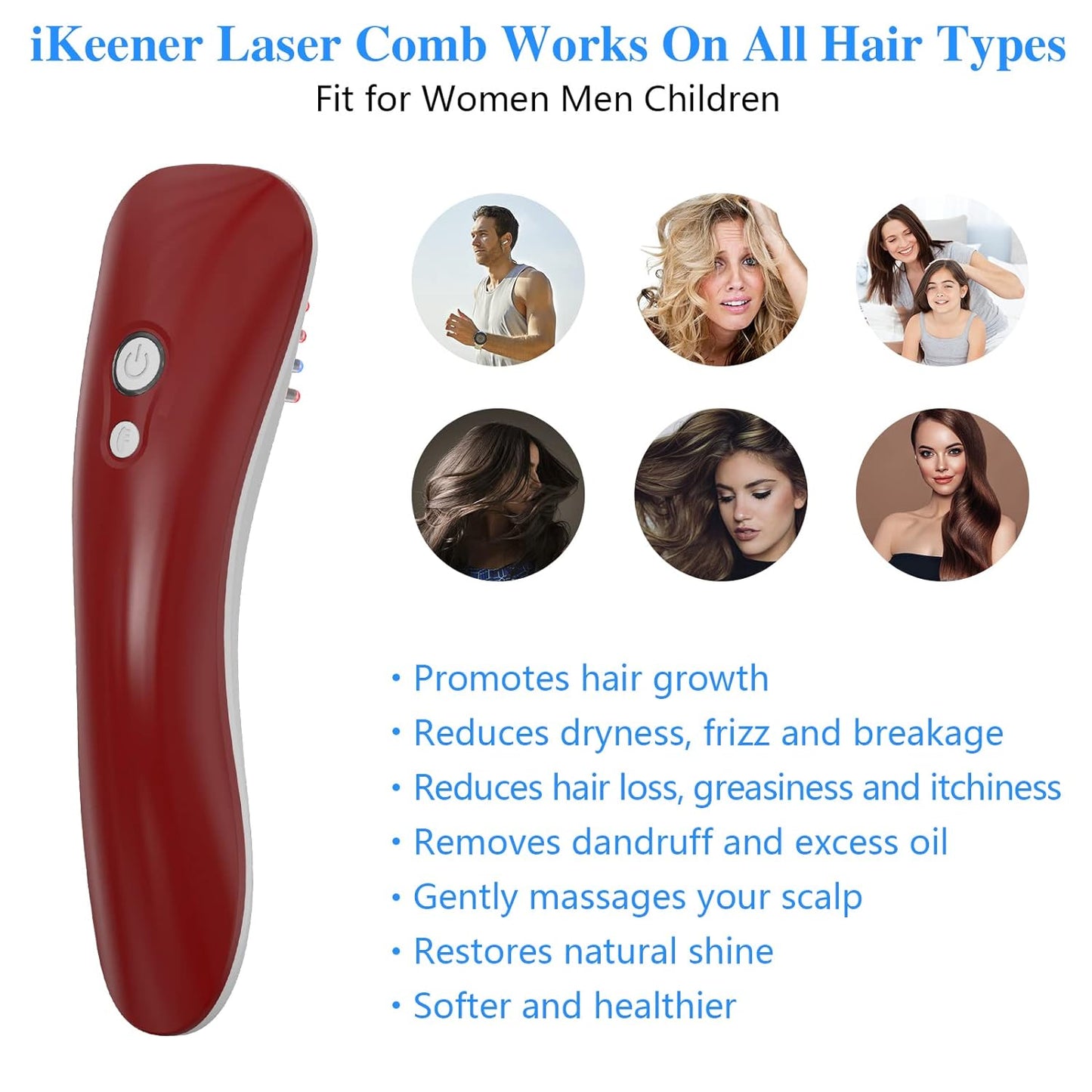 iKeener Hair Growth Laser Comb