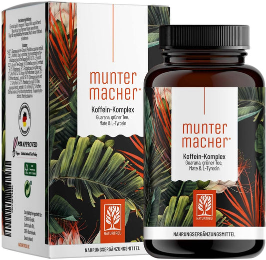NATURTREU® Munter Macher Caffeine Complex 120 Capsules