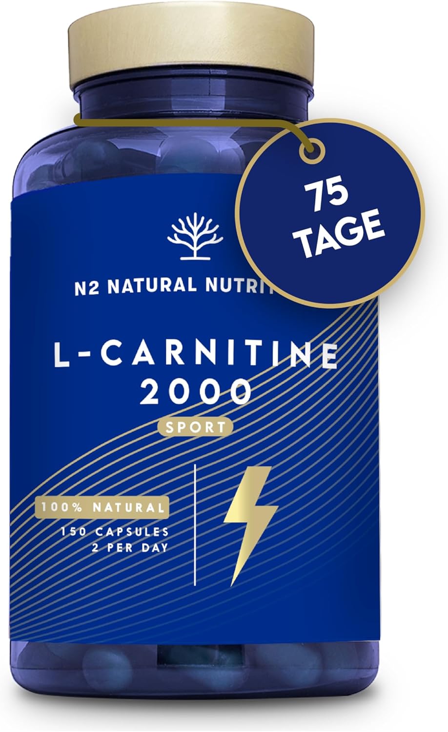 N2 Natural Nutrition L-Carnitine 2000 Sport 150 Capsules