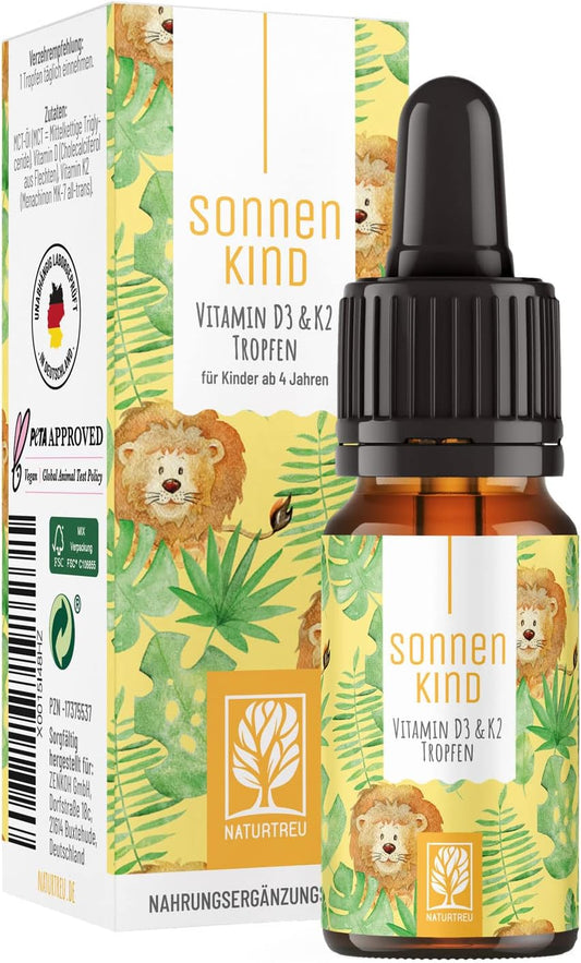 NATURTREU® Vitamin D3 & K2 Drops for kids 10 ml