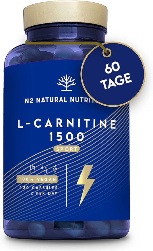 N2 Natural Nutrition L-Carnitine 1500 Sport 120 Capsules