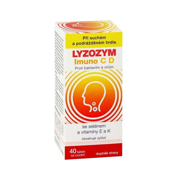 LYZOZYM Immuno CD with selenium and vitamins E and K 40 lozenges