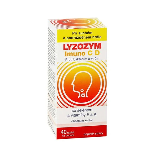 LYZOZYM Immuno CD with selenium and vitamins E and K 40 lozenges