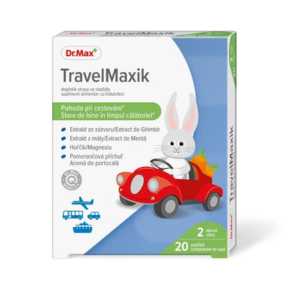 Dr. Max TravelMaxik travel nausea relief 20 pastilles