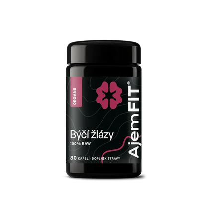 AjemFIT Raw Bovine Glands - 80 capsules