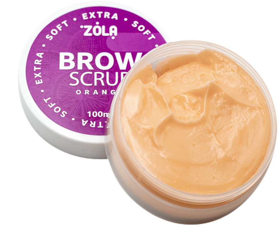 ZOLA brow scrub Extra soft Orange, 100 ml