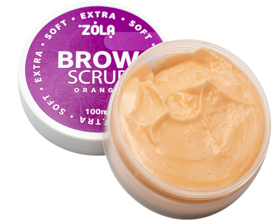 ZOLA brow scrub Extra soft Orange, 100 ml