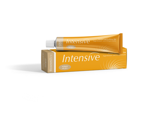 BIOSMETICS eyelash and eyebrow dye Intensive Ash grey, 20 ml