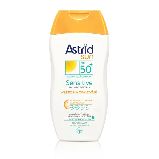 Astrid SUN SENSITIVE Tanning milk SPF 50+; 150 ml