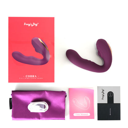 Tracy's Dog G-spot Clitoral Vibrator Purple