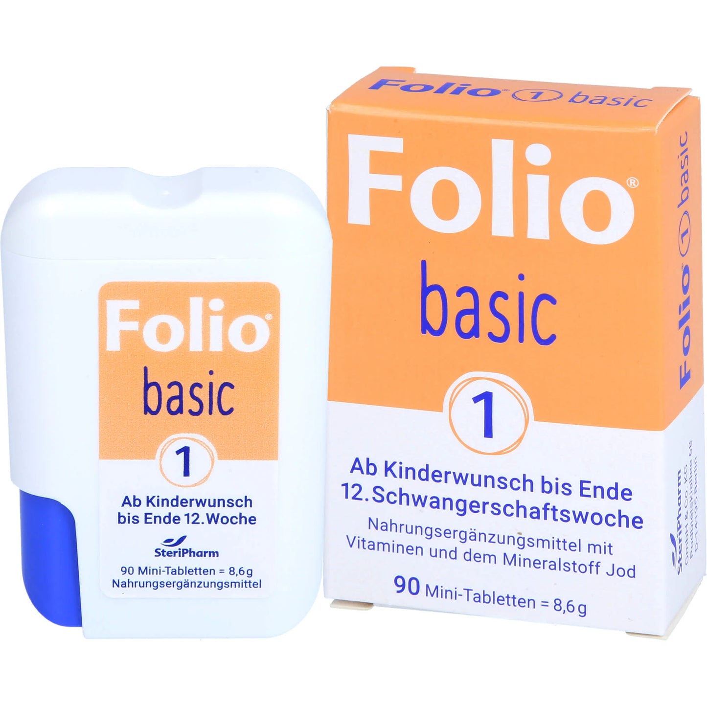 Folio 1 Basic from trying to conceive until the end of the 12th week, 90 tablets