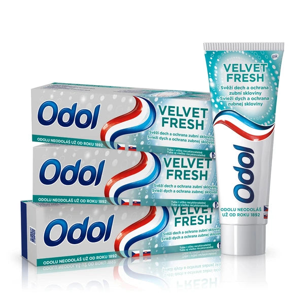 Odol Velvet Fresh toothpaste 3x75 ml