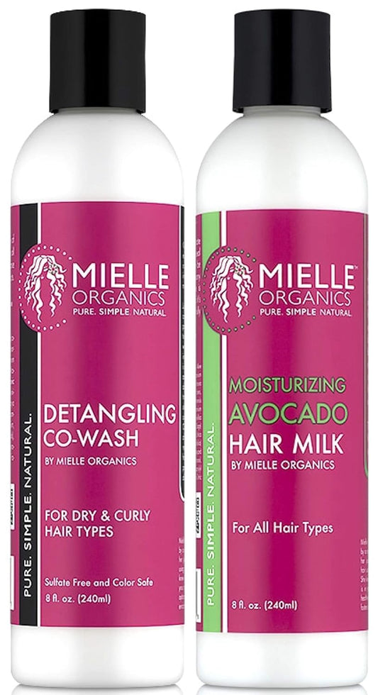 Mielle Avocado Moisturising Hair Milk & Detangling Cowash Hair care set