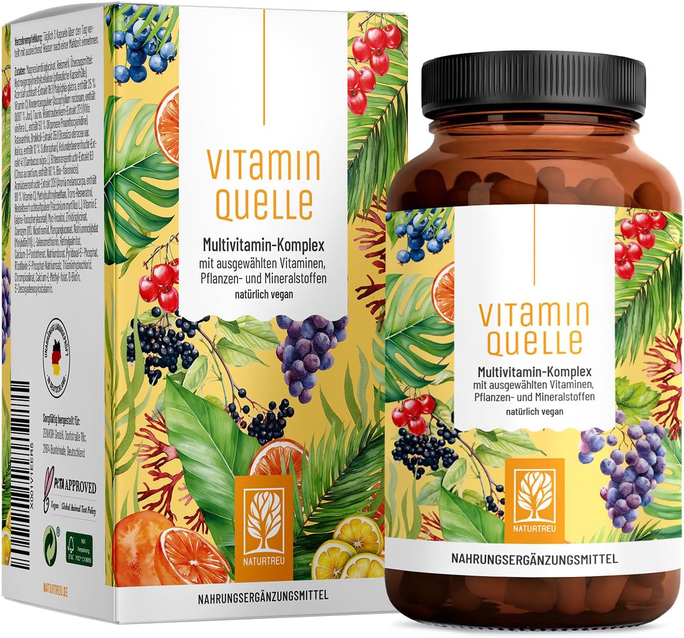 NATURTREU® Vitamin Quelle Multivitamin & Minerals Complex 90 capsules