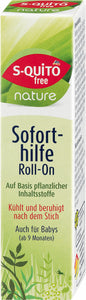 S-quitofree roll-on immediate help after insect stings nature, 10 ml