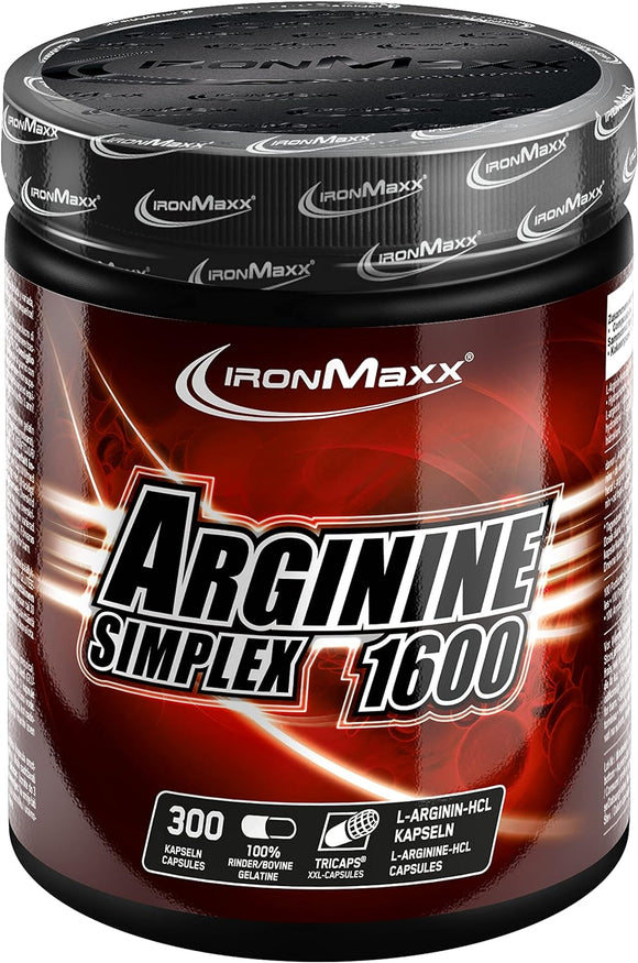 IronMaxx Arginine Simplex 1600 - 300 Capsules