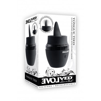 Evolved Tongue Tied Vibrator Black