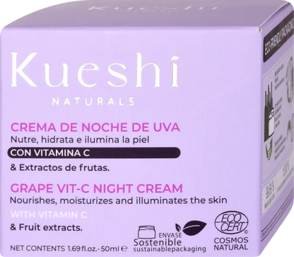 KUESHI NATURALS day/night cream grape Vitamin C, 50 ml