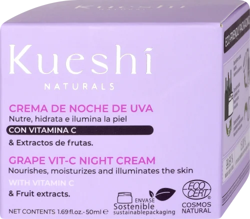 KUESHI NATURALS day/night cream grape Vitamin C, 50 ml