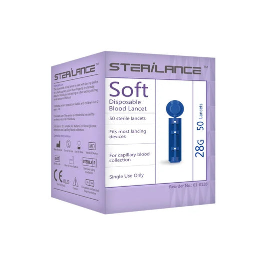 STERILANCE Lancet 28G for Easygluco and GlucoLab glucometers 50 pcs