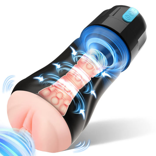 CalExotics Bionic Sucking and Vibrating Masturbator Black – My Dr. XM
