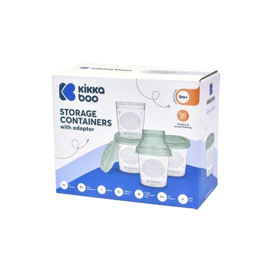 KikkaBoo Milk containers set 4 pcs