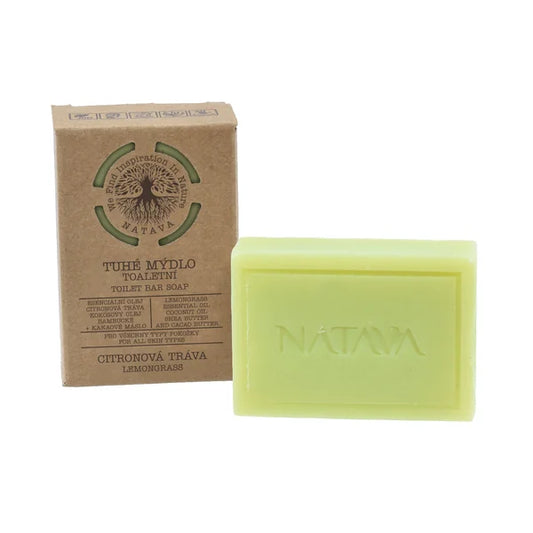Natava Toilet Bar Soap Lemongrass 100 g