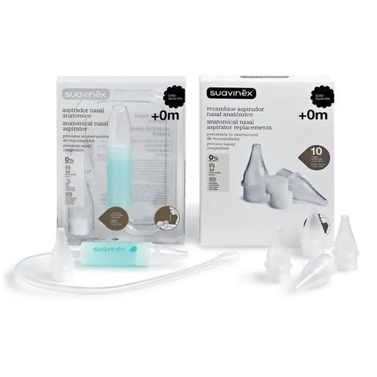 Suavinex Anatomical nasal mucus aspirator 1 pc