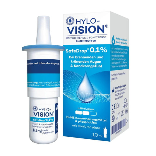 Hylo-Vision SafeDrop 0.1% solution, 10 ml