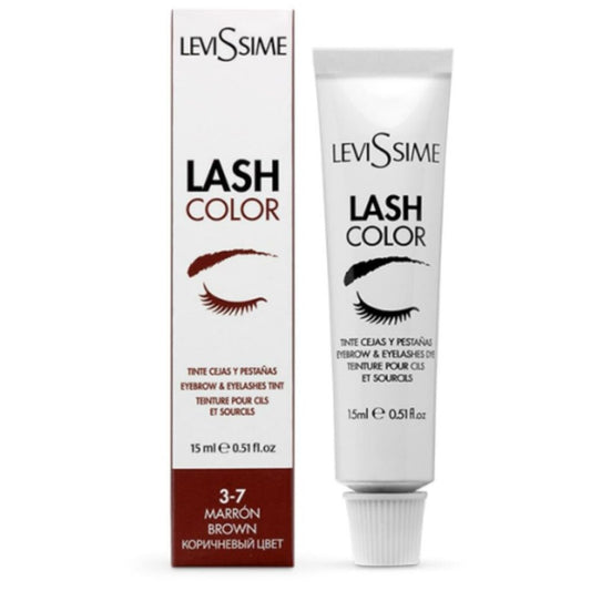 LEVISSIME eyelash and eyebrow dye Brown, 15 ml