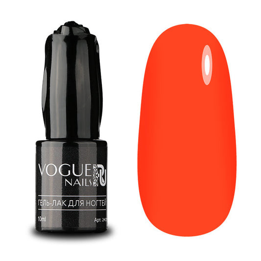 VOGUE NAILS gel lak 275 Neon red, 10 ml