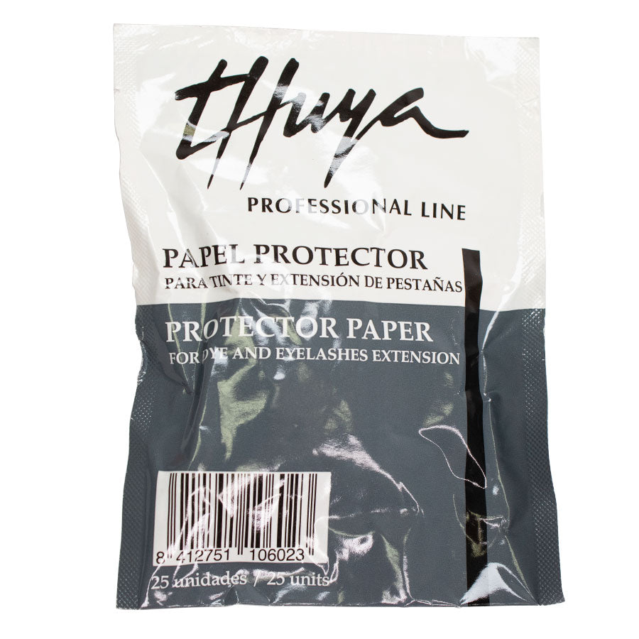 THUYA Protector Paper for dye and eyelashes extension, 25 pcs