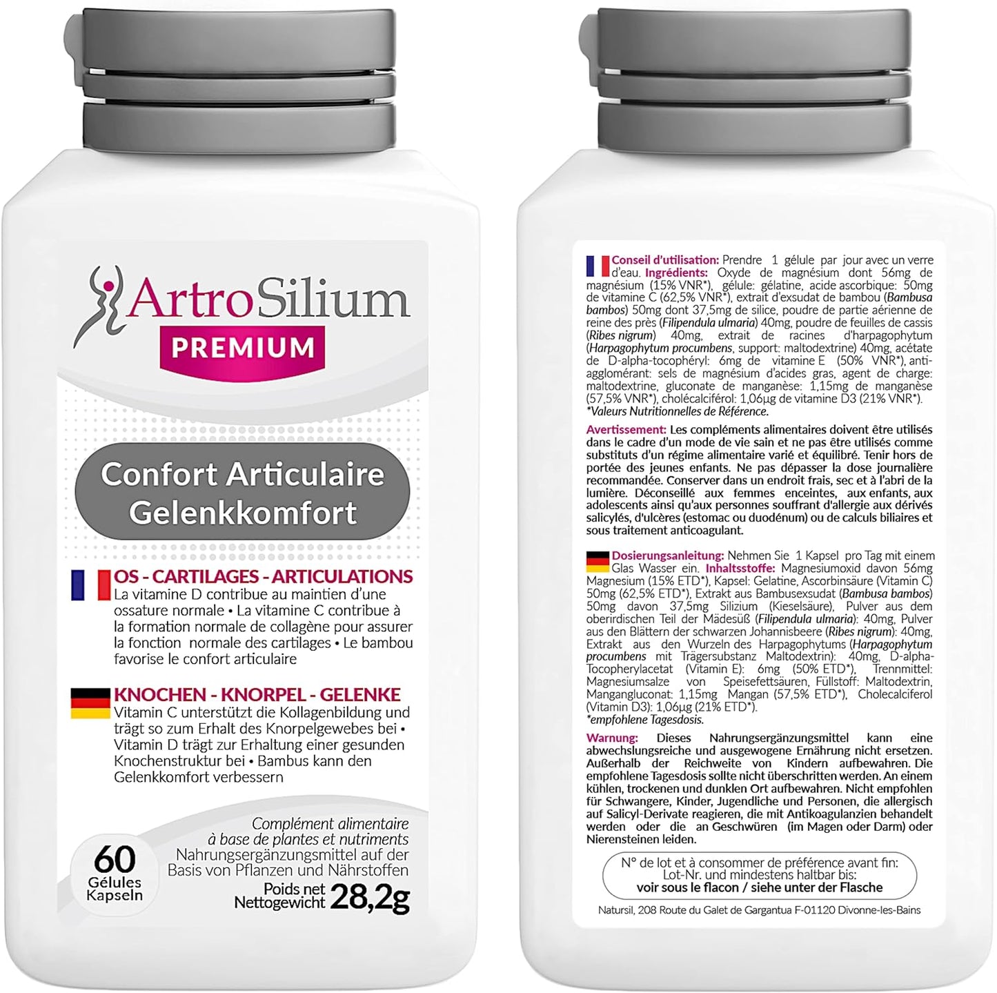 Artrosilium Premium Joint Complex 60 Capsules